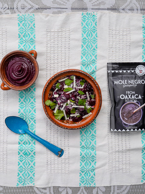 Roasted Beet Mole Salad