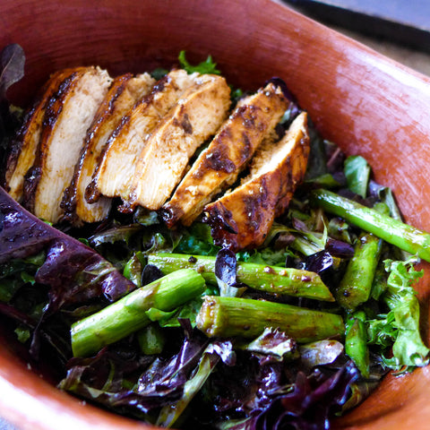Grilled Mole Chicken Salad