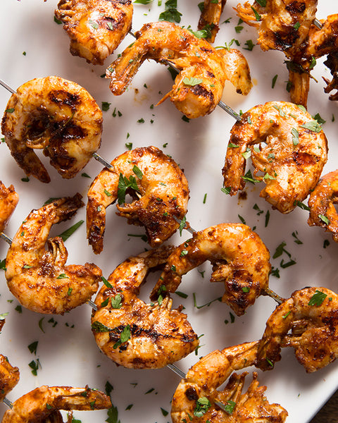 MOLE GRILLED SHRIMP